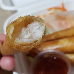 Inside Firecracker Shrimp
