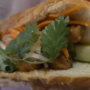 Fried Tofu Banh Mi