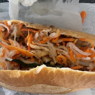 Grilled Shrimp Banh Mi