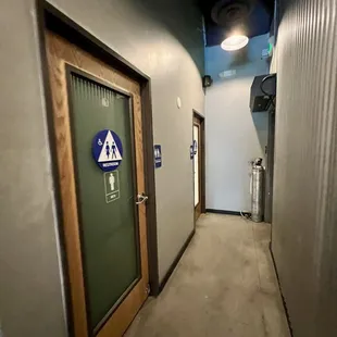 Two restrooms