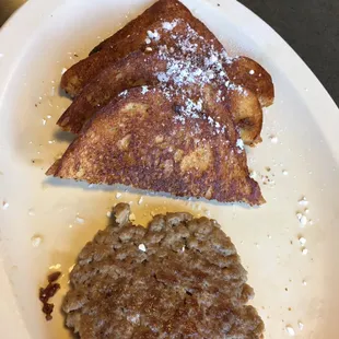 Good Old Fashion French Toast and sausage!!!