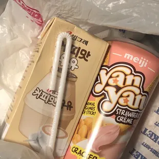 Snacks (sandwhich in the backround)