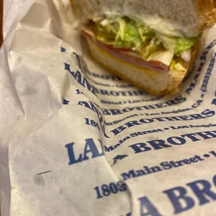 Italian sub.  Too much bread and this small sandwich is $9.00. Not worth the money. Make it $10 or $11 and make it a worthwhile sandwich.