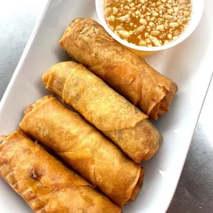 Pork spring rolls