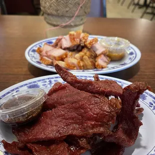 Crispy Fried Pork Belly and Sticky Rice and son lot