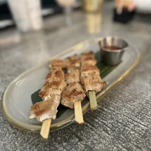 Lemongrass Chicken skewers