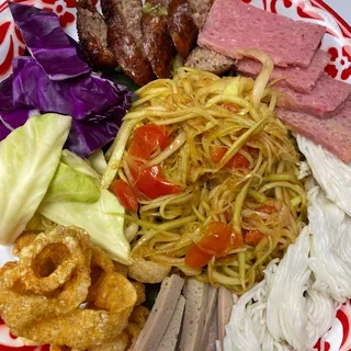 Papaya Salad Platter