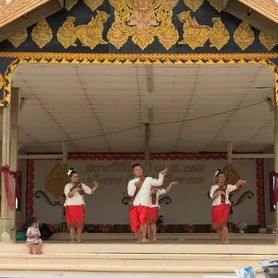 Festive traditional dance.