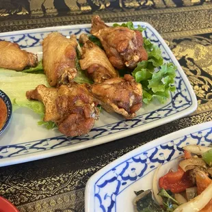 Garlic chicken wings