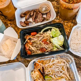 Pre-Thanksgiving feast takeout.