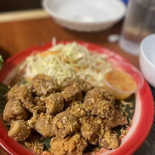 Sai Tod- fried intestines. Delicious