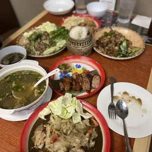 We ordered with our eyes. For two people.