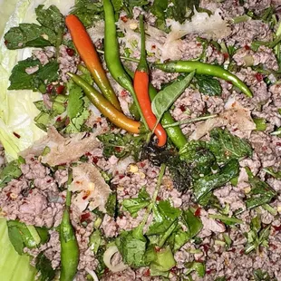 Beef larb