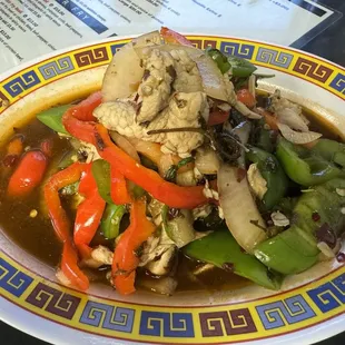 Chicken Basil Stir Fry