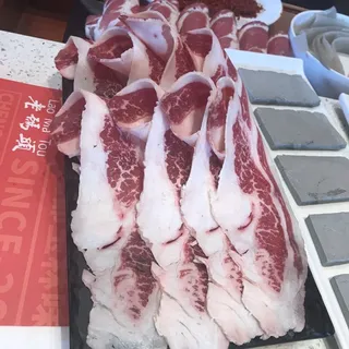 Fatty Beef Belly Slices