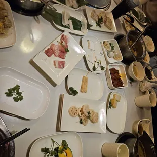 Table of food