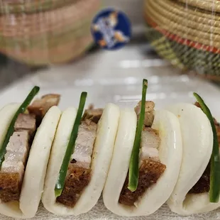 New on our Menu! 
Roast Pork Bao $12