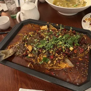Sichuan Roasted European Seabass
