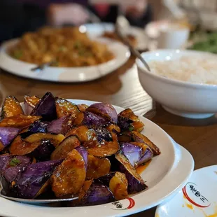 Garlic eggplant (鱼香茄子)