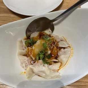 Wontons W/ Szechuan Chili Oil