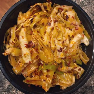 Szechuan Cabbage I could eat this everyday for the rest of my life.