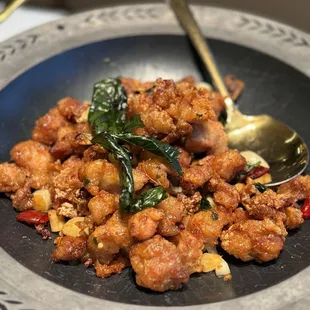 Three-Cup Chicken W/ Basil