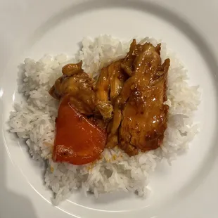 Szechuan Chicken White Rice