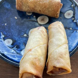 201a. Chicken Egg Rolls 201. Shanghai Spring Rolls