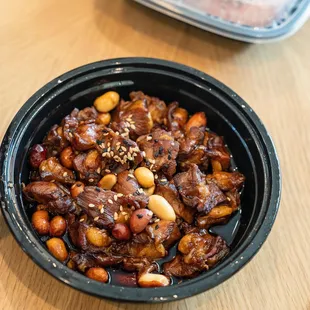 双椒板栗香菇鸡