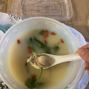 Oyster Rice Soup