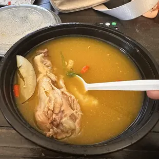 Golden Fish Maw Soup