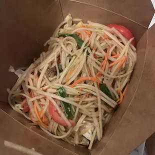 Lao papaya salad