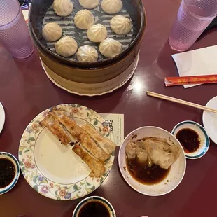 Xiao Long Bao, Pot Stickers, Dumplings in Red Chili