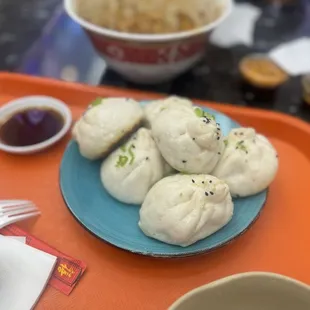 Pan fried pork dumplings