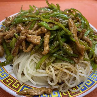 Pork Chili Pepper Noodle ($9.50)