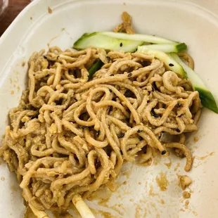 Cool Dan Dan Noodles- oversauced. And super small serving.