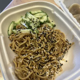 Chilled Sesame Noodles (Fresh wheat noodles tossed in classic sesame sauce)