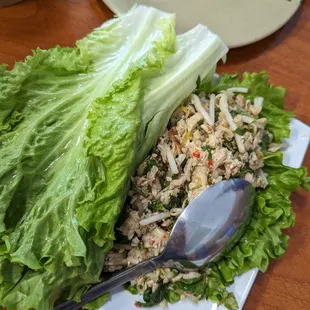 Chicken larb
