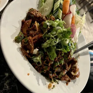 Num Tok (waterfall beef salad)