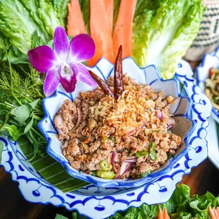 Larb Duck Pakxe