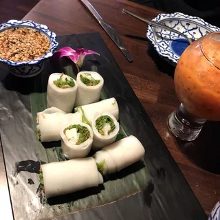 Fresh Spring Rolls Vegetarian (V)