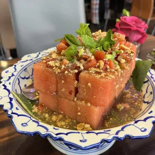 "Tang-Mo" Watermelon Peanut Salad