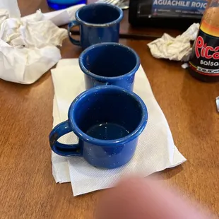 Complimentary fish broth