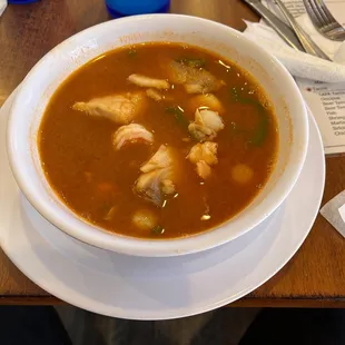 Caldo grande de Marinera