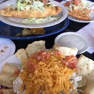 Chicken Taco Salad my favorite thing at LaPaloma!! Delicious!!!