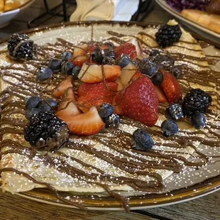 Their crepe, yummy!