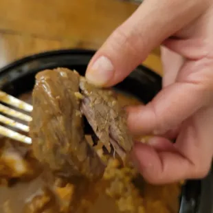 DRY A$$ ox tail but where's the beef I ordered?!