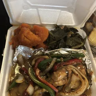 a container of food