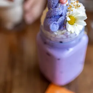 Iced Ube Latte ($8.50)