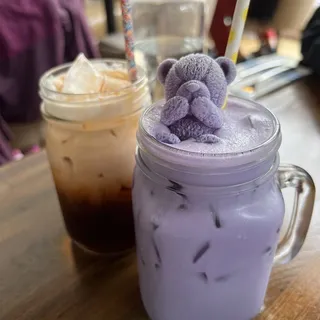 Iced UBE Latte